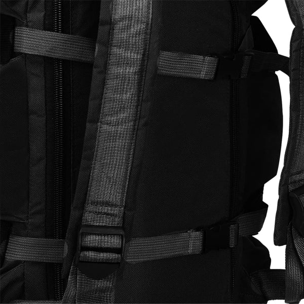 3-In 3-In-1 Army-Style Duffel Bag 90 L Black