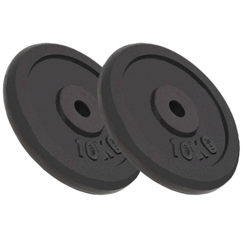 2 Pcs 2X10 Kg Cast Iron Weight Plates