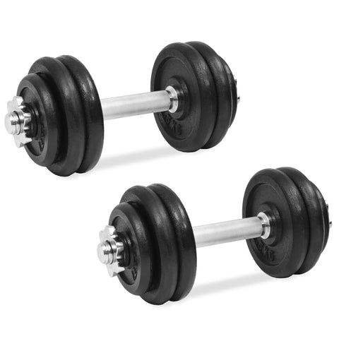 18 Piece Dumbbell Set 30 Kg Cast Iron Dumbbells