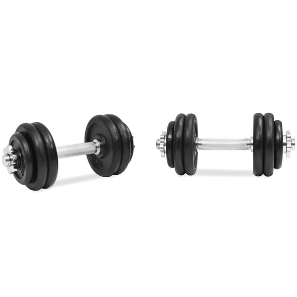 Dumbbells 18 Piece Dumbbell Set 30 Kg Cast Iron