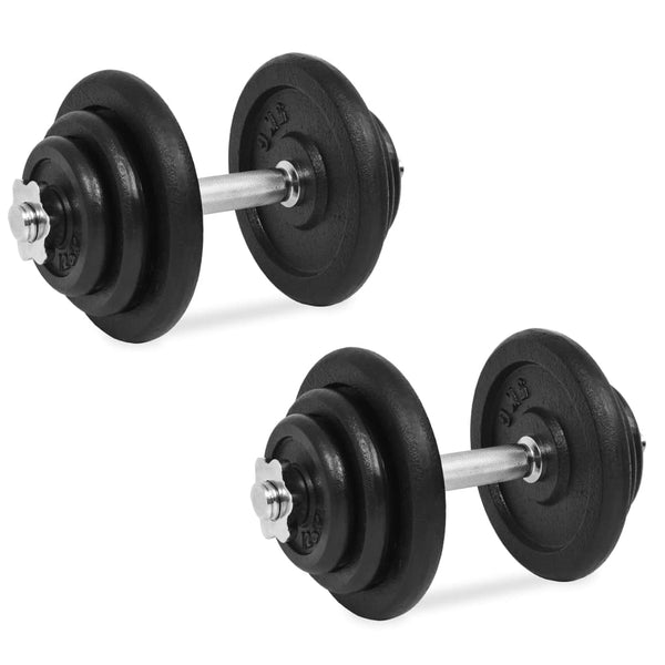 18 Piece Dumbbell Set 40 Kg Cast Iron Dumbbells