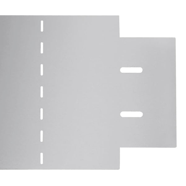 Lawn Fence 10 Pcs Galvanised Steel 100X20 Cm Garden Edging & Borders