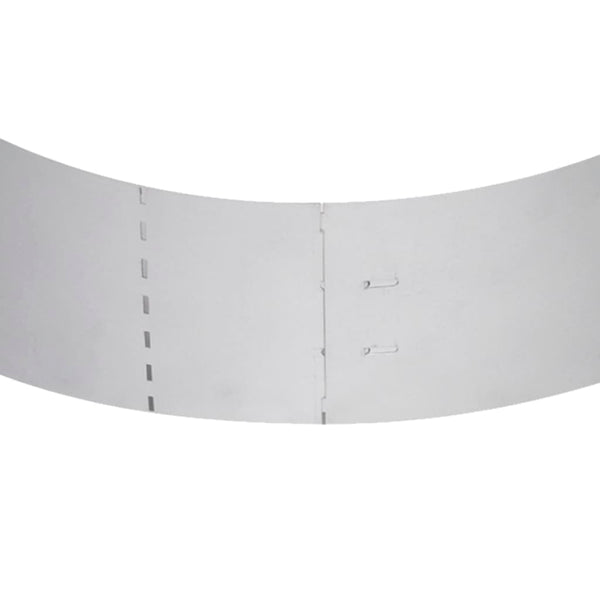 Lawn Fence 20 Pcs Galvanised Steel 100X20 Cm Garden Edging & Borders