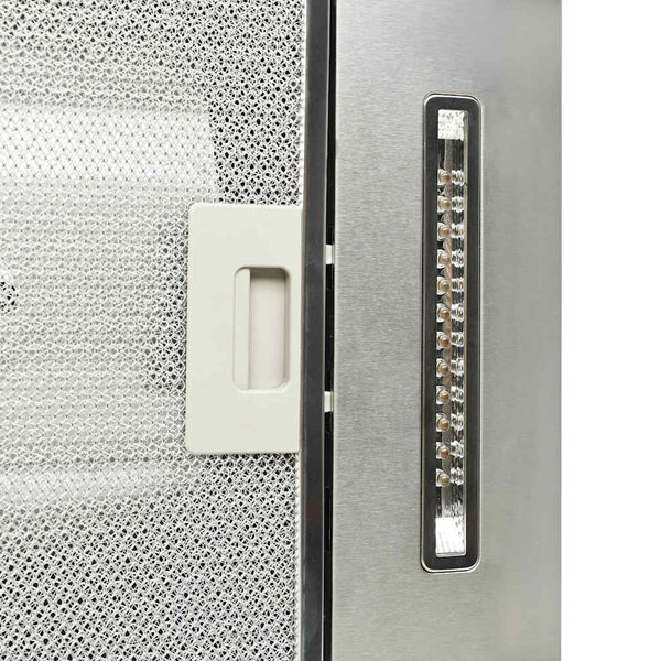 Vidaxl Island Range Hood 90 Cm Stainless Steel 756 Ma/H Led Rangehoods