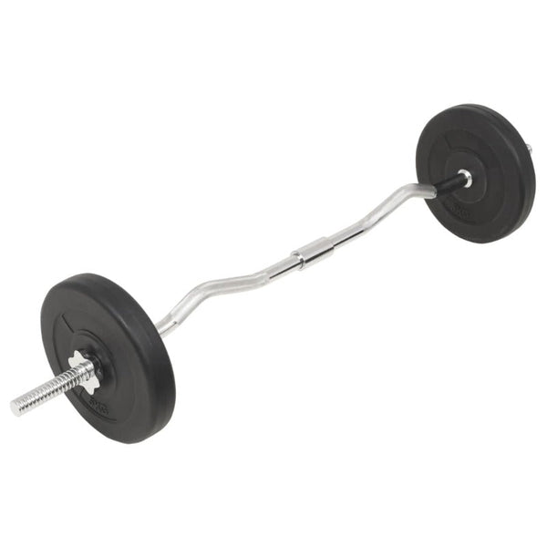Vidaxl Barbell And Dumbbell Set 30 Kg Barbells & Attachments
