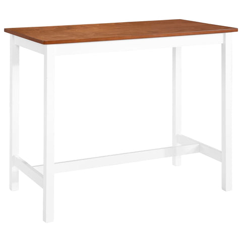Vidaxl Bar Table Solid Wood 108X60x91 Cm Bar Tables