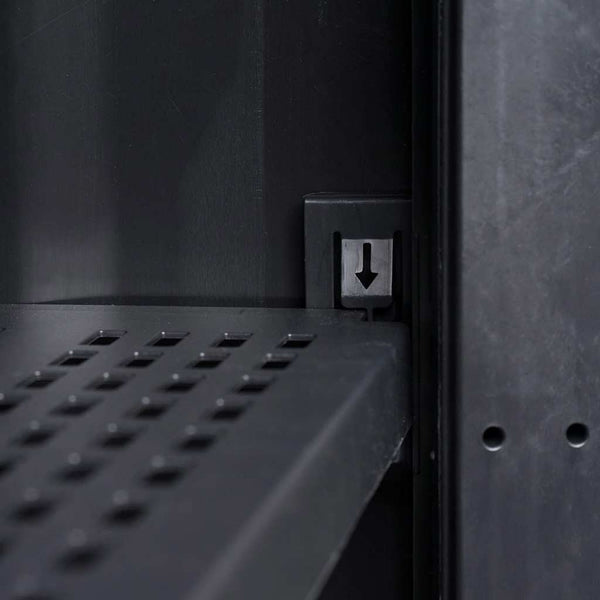 Vidaxl Garden Storage Cabinet With 1 Shelf Black And Grey Cabinets & Cupboards