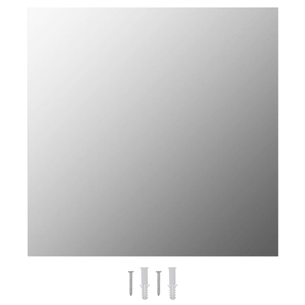Wall Mirror 50X50 Cm Square Glass Mirrors