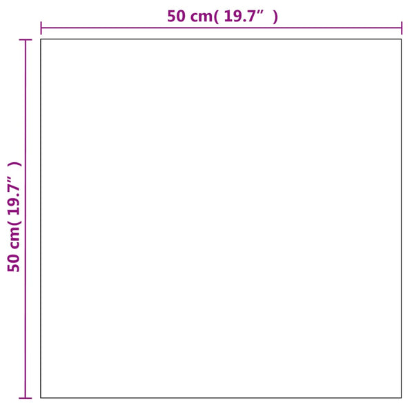 Wall Mirror 50X50 Cm Square Glass Mirrors