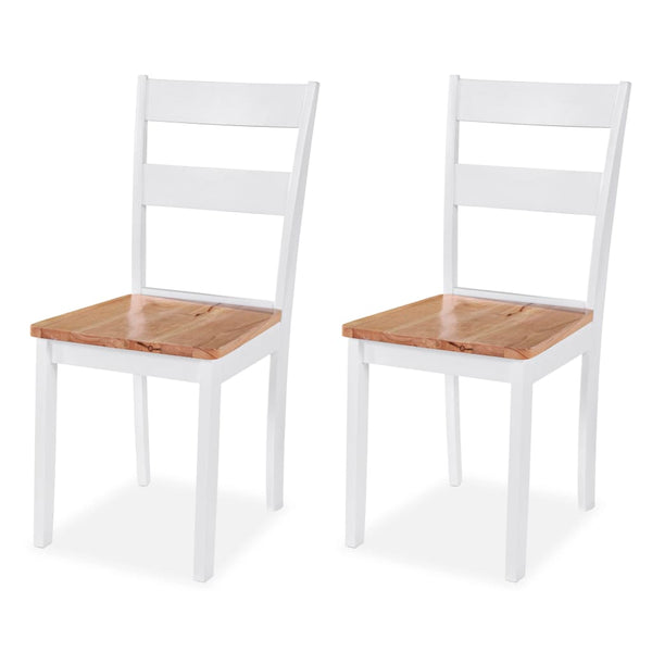 Dining Set 3 Pieces Mdf And Rubberwood White Dining Sets