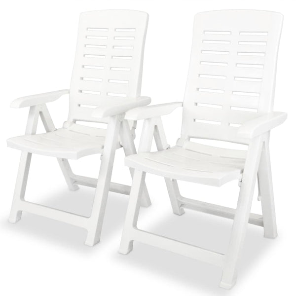 3 Piece Bistro Set Plastic White Patio Furniture Sets