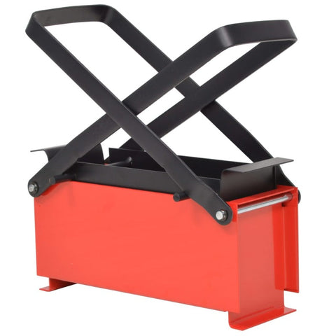 Paper Log Briquette Maker Steel 34X14x14 Cm Black And Red Fireplace & Stove Accessories