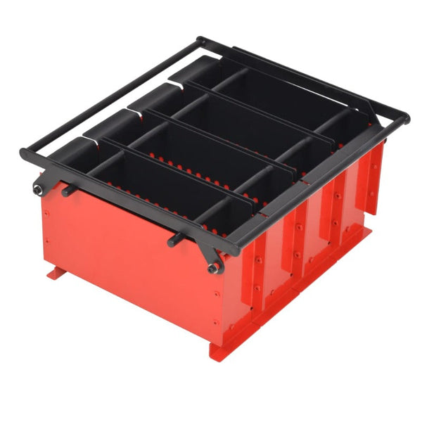 Paper Log Briquette Maker Steel 38X31x18 Cm Black And Red Fireplace & Stove Accessories