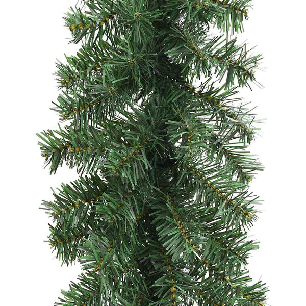 Vidaxl Christmas Garland Pvc Green 20 Metres 1800 Branches Seasonal Decorations