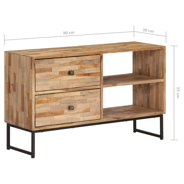 Vidaxl Tv Cabinet Reclaimed Teak Wood 90X30x55 Cm Tv Stands & Entertainment Units
