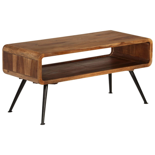 Coffee Table Solid Sheesham Wood 95X40x45 Cm Coffee Tables