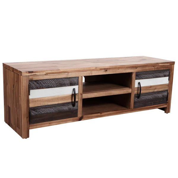 Tv Cabinet Solid Acacia Wood 120X35x40 Cm