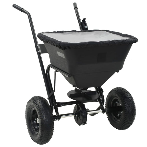 Walk Behind Salt Spreader Pvc And Steel 106X73x76 Cm 45 L Garden Tool Sets