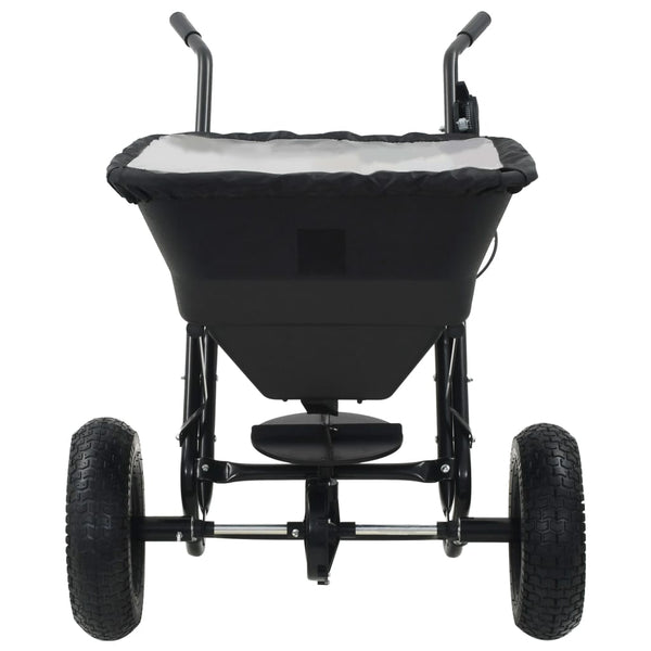 Walk Behind Salt Spreader Pvc And Steel 106X73x76 Cm 45 L Garden Tool Sets