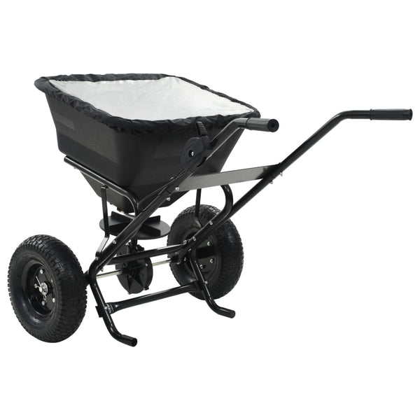 Walk Behind Salt Spreader Pvc And Steel 106X73x76 Cm 45 L Garden Tool Sets