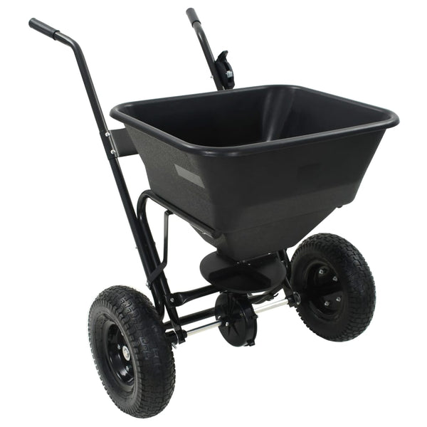 Walk Behind Salt Spreader Pvc And Steel 106X73x76 Cm 45 L Garden Tool Sets