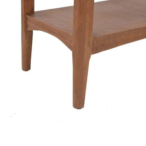 Console Table Solid Fir Wood 126X40x77.5 Cm Brown