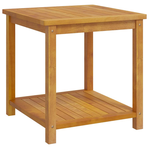 Vidaxl Side Table Solid Acacia Wood 45X45x45 Cm Side Tables