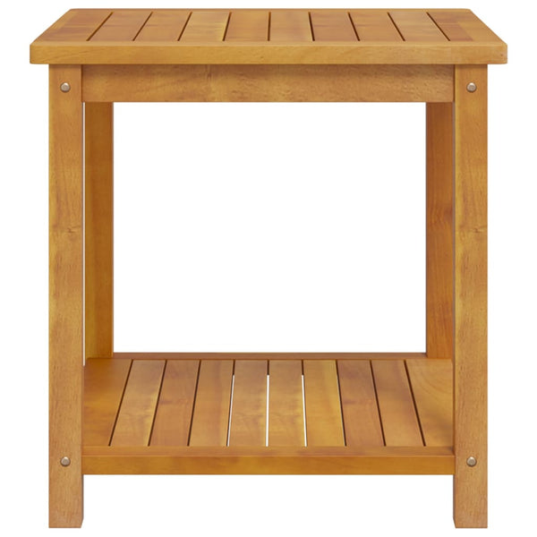 Vidaxl Side Table Solid Acacia Wood 45X45x45 Cm Side Tables