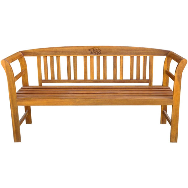 Garden Bench 157 Cm Solid Acacia Wood Patio Benches