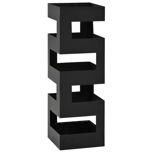 Umbrella Stand Tetris Steel Black Umbrella Stands