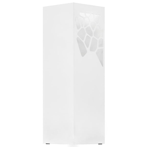Vidaxl Umbrella Stand Stones Steel White Umbrella Stands