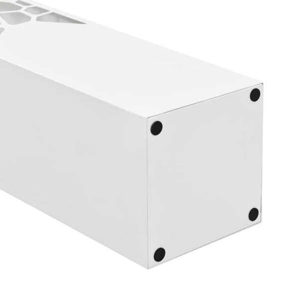 Vidaxl Umbrella Stand Stones Steel White Umbrella Stands
