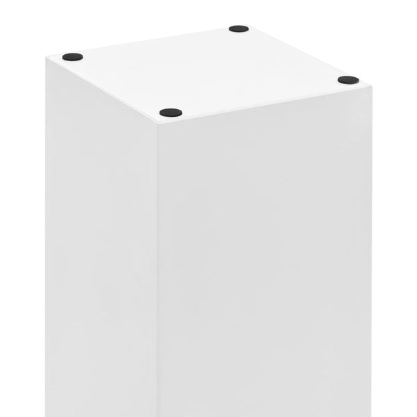 Vidaxl Umbrella Stand Stones Steel White Umbrella Stands
