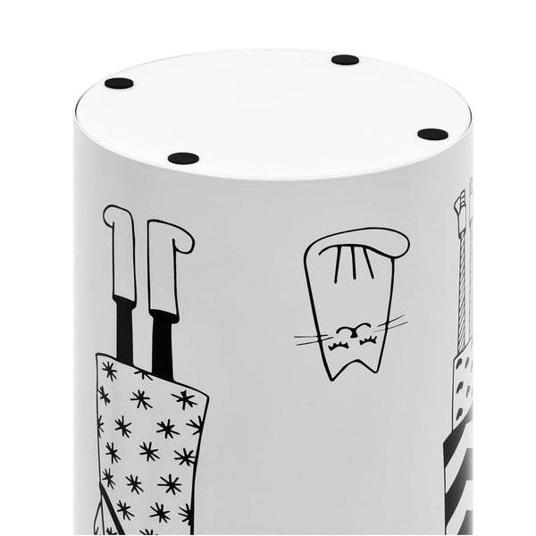Vidaxl Umbrella Stand Women Steel White Placeholder