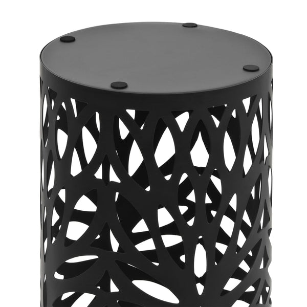 Umbrella Stand Leaves Steel Black Umbrella Stands
