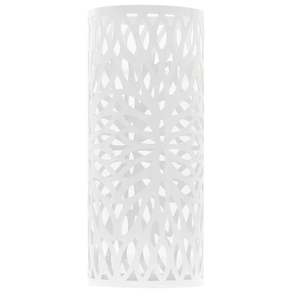 Umbrella Stand Leaves Steel White Umbrella Stands