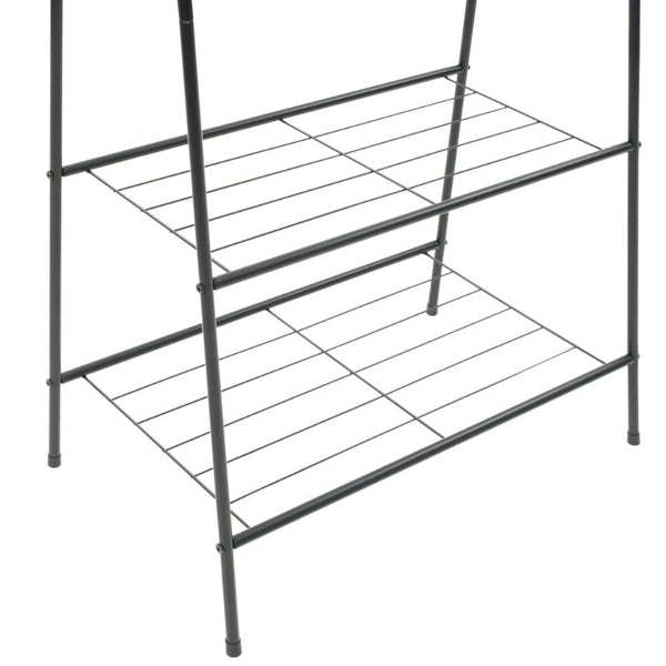 Vidaxl Clothes Rack 59X35x150 Cm Black Garment Racks