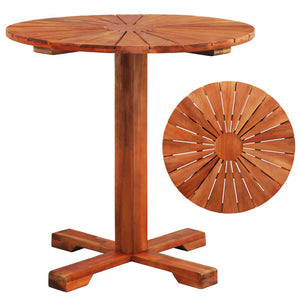 Bistro Table 70X70 Cm Solid Acacia Wood