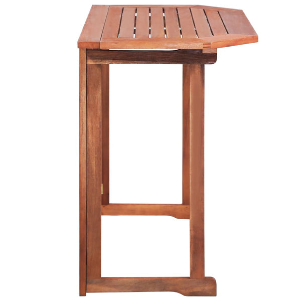 Bistro Table 90X50x75 Cm Solid Acacia Wood Patio & Garden Tables