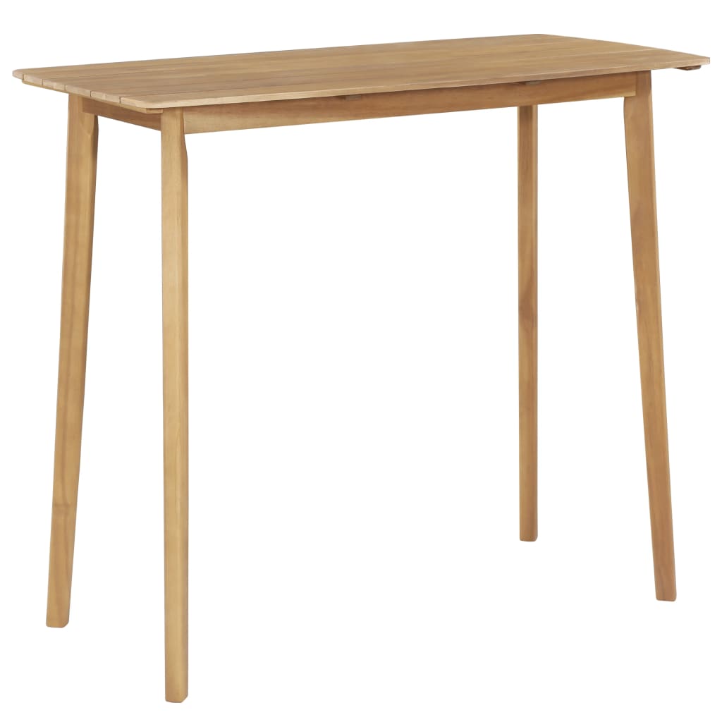Bar Table 120X60x105 Cm Solid Acacia Wood
