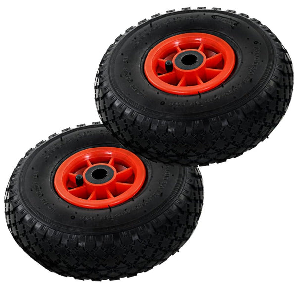 Sack Truck Wheels 2 Pcs Rubber 3.00 4 Wheelbarrows Carts Wagons