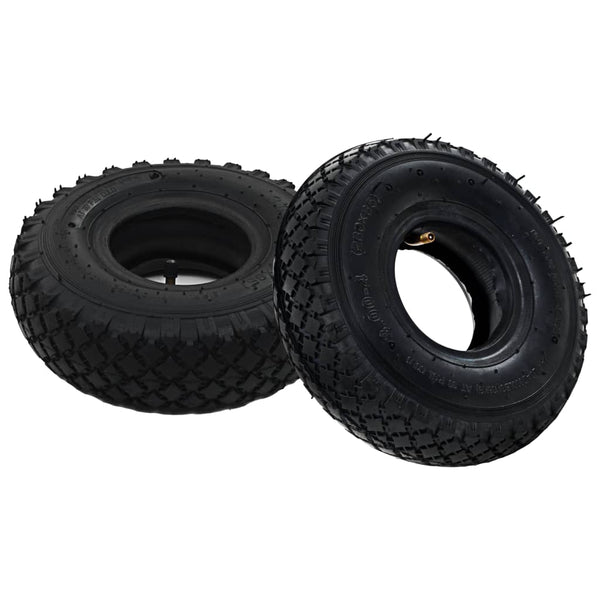 Fence Panels 2 Tyres Inner Tubes 3.00 4 260X85 For Sack Truck Wheel Rubber