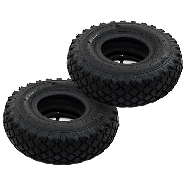 2 Tyres Inner Tubes 3.00 4 260X85 For Sack Truck Wheel Rubber Fence Panels