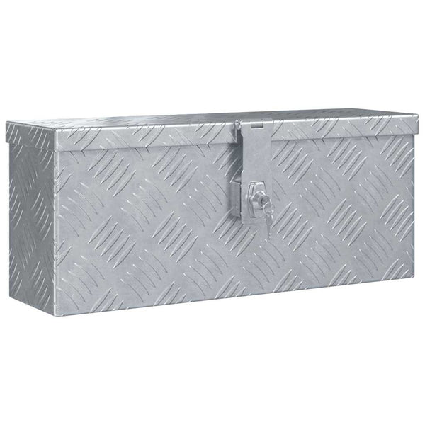 Vidaxl Aluminium Box 48.5X14x20 Cm Silver Tool Boxes