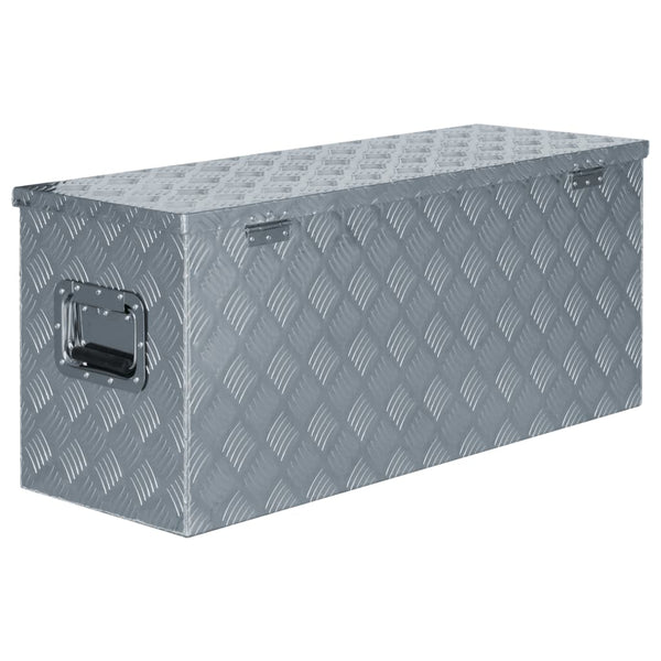 Aluminium Box 90.5X35x40 Cm Silver Tool Boxes