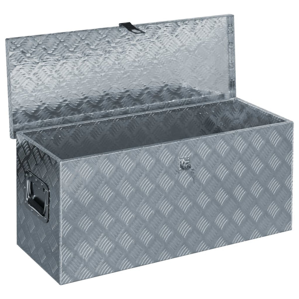 Aluminium Box 90.5X35x40 Cm Silver Tool Boxes