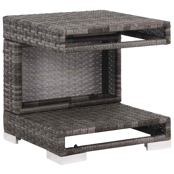 Vidaxl 7 Piece Garden Lounge Set With Cushions Poly Rattan Grey Other Patio & Garden Furniture