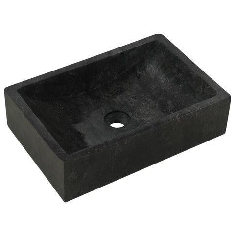 Bathroom Sinks Sink 45X30x12 Cm Marble High Gloss Black