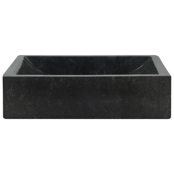 Bathroom Sinks Sink 45X30x12 Cm Marble High Gloss Black
