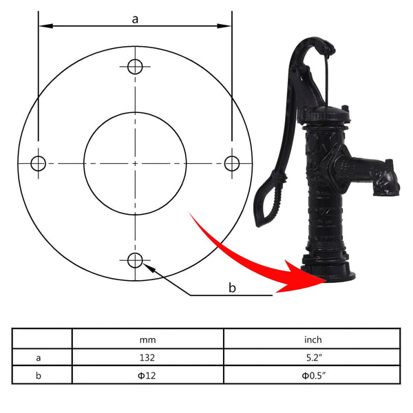 Cast Iron Garden Water Pump With Stand Black Water Pumps & Pressure Tanks